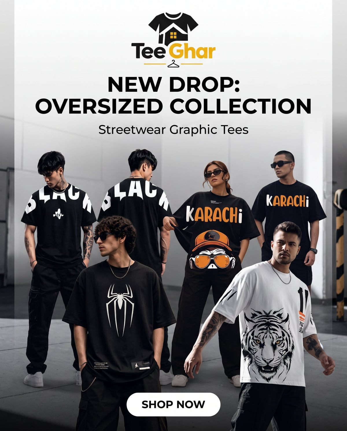 Man`s Graphic Oversized T-Shirt Men's New Collection