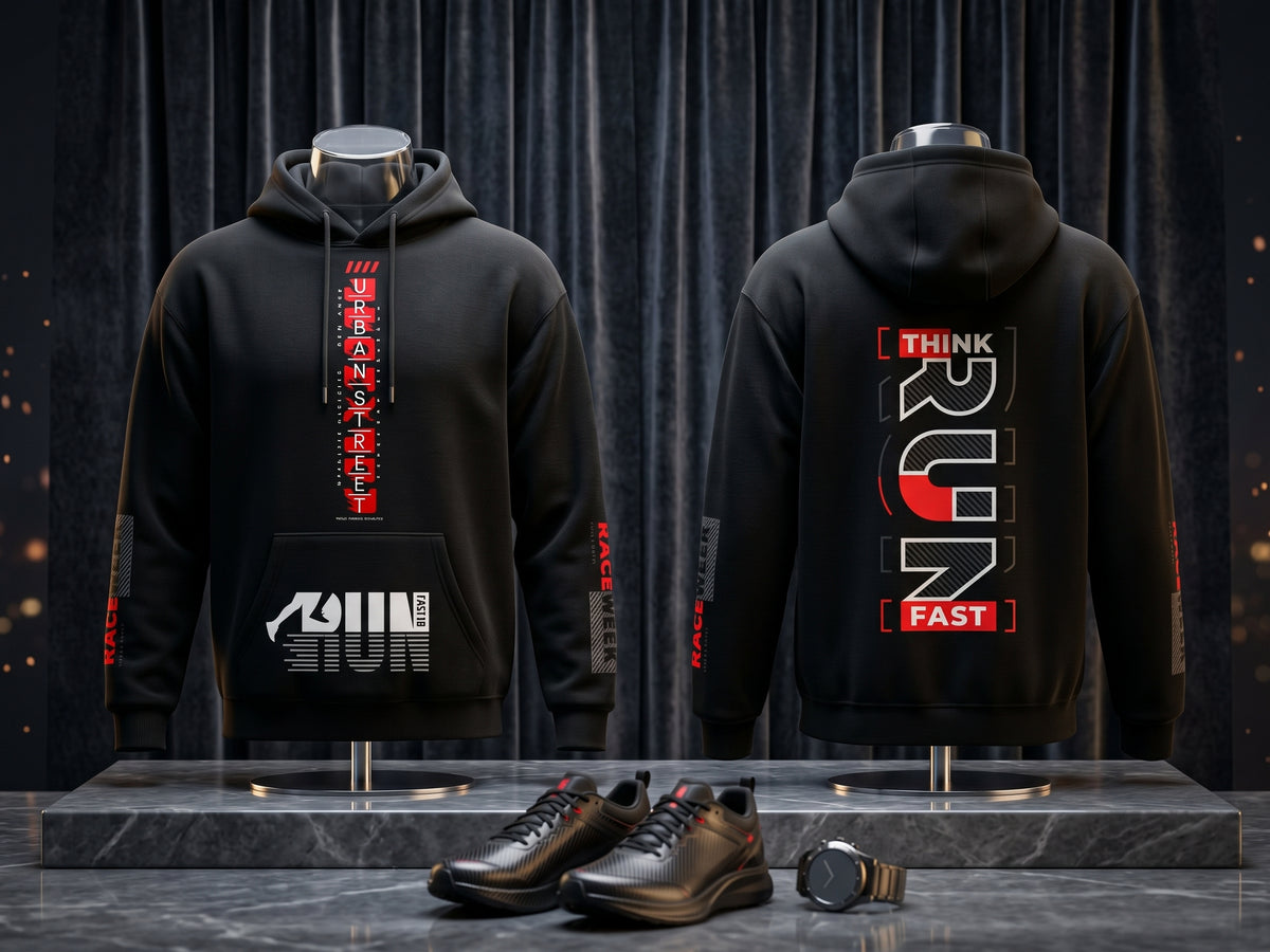 RUN Premium Graphic Hoodie