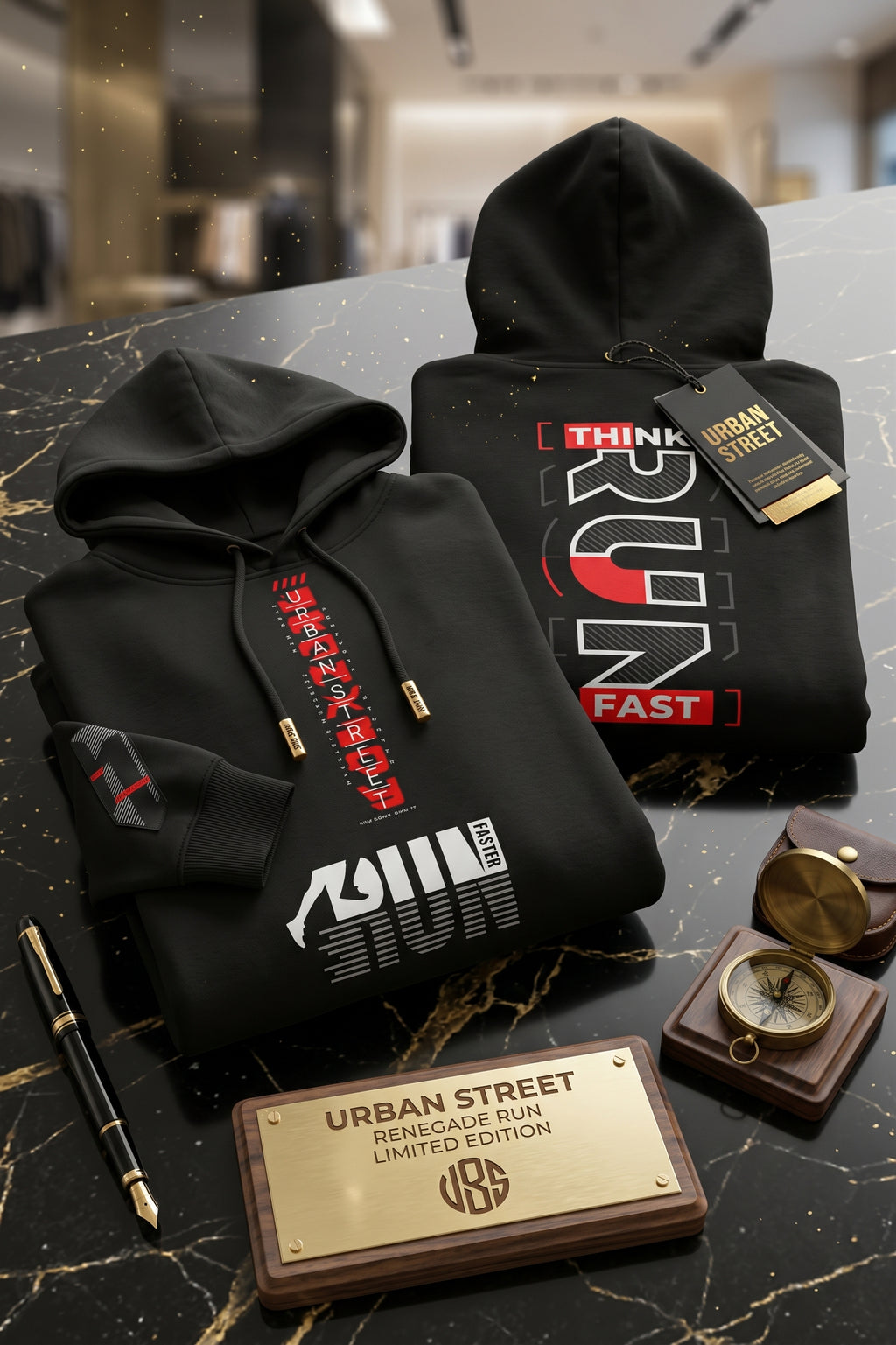 RUN Premium Graphic Hoodie