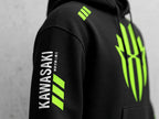 Black Neon Green Premium Graphic Hoodie