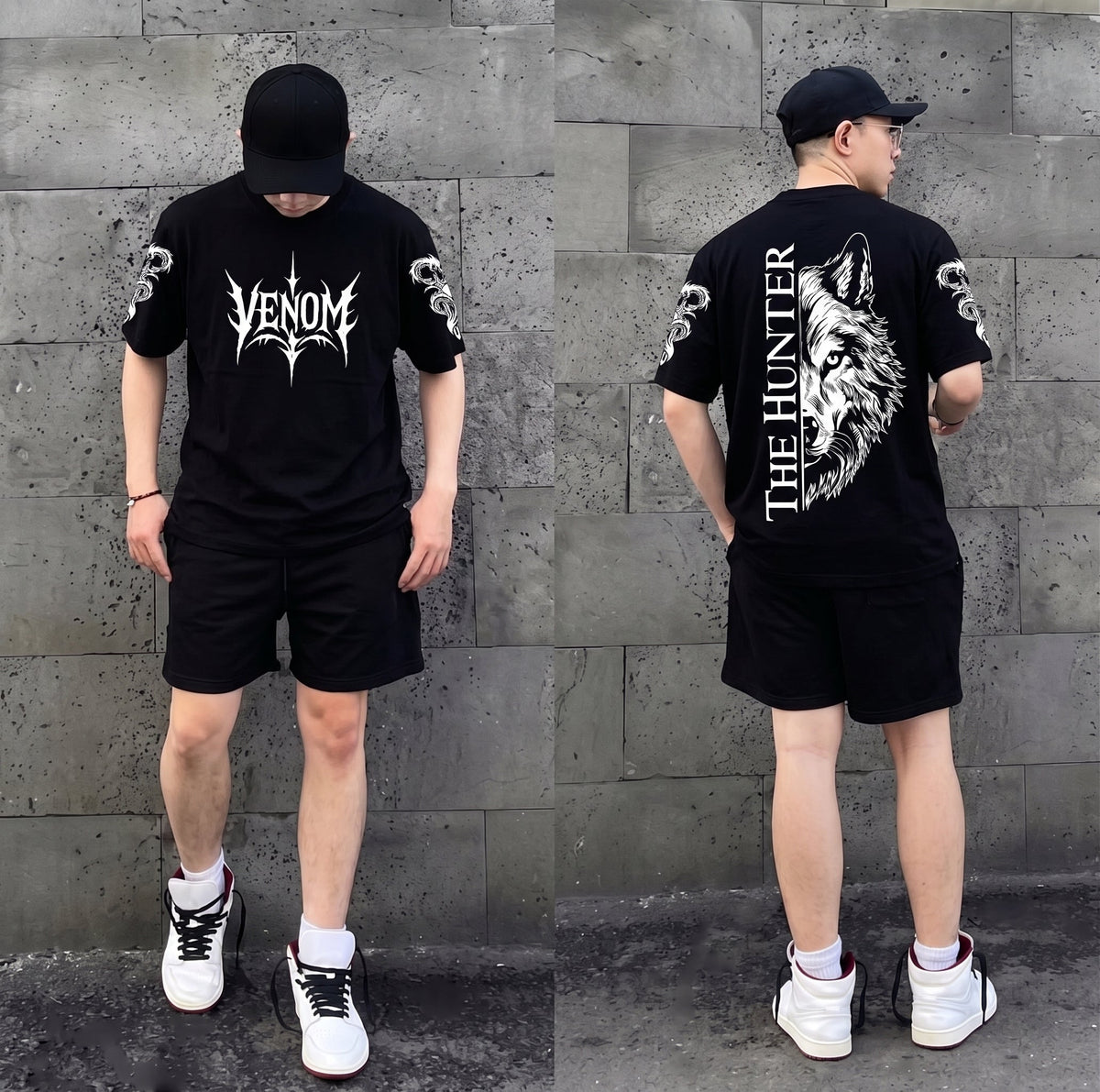 Venom Street Graphic Oversized T-Shirt Men's