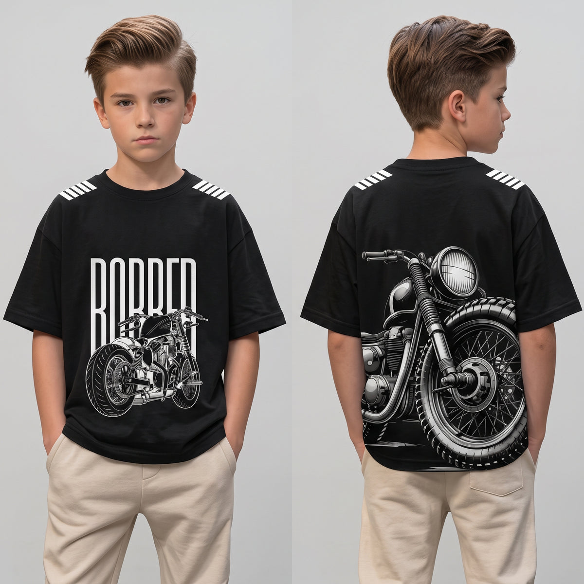 Harley Davidson Graphic Oversized T-Shirt