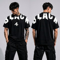 BLACK Graphic Oversized T-Shirt Men's