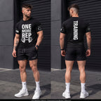 GYM Graphic Fitted T-Shirt Men's