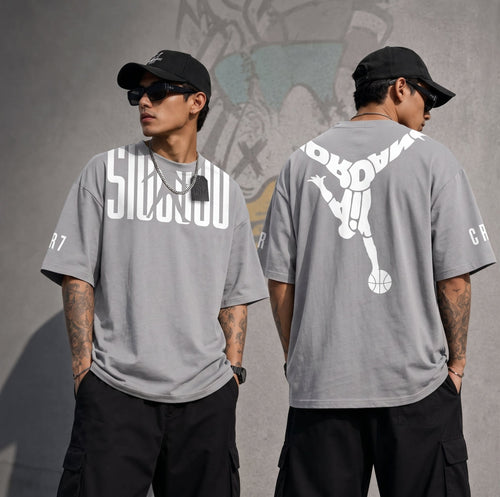 FITBOLL Graphic Oversized T-Shirt Men's