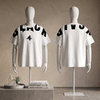 BLACK Graphic Oversized T-Shirt Men's