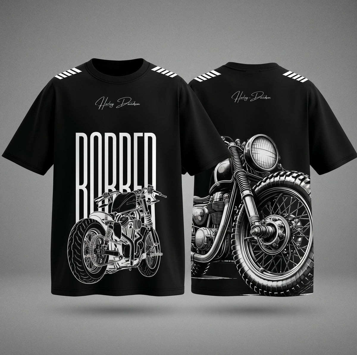 Harley Davidson Graphic Oversized T-Shirt for Men in Pakistan – Tee Ghar