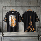 LASVEGAS Graphic Oversized T-Shirt Men's