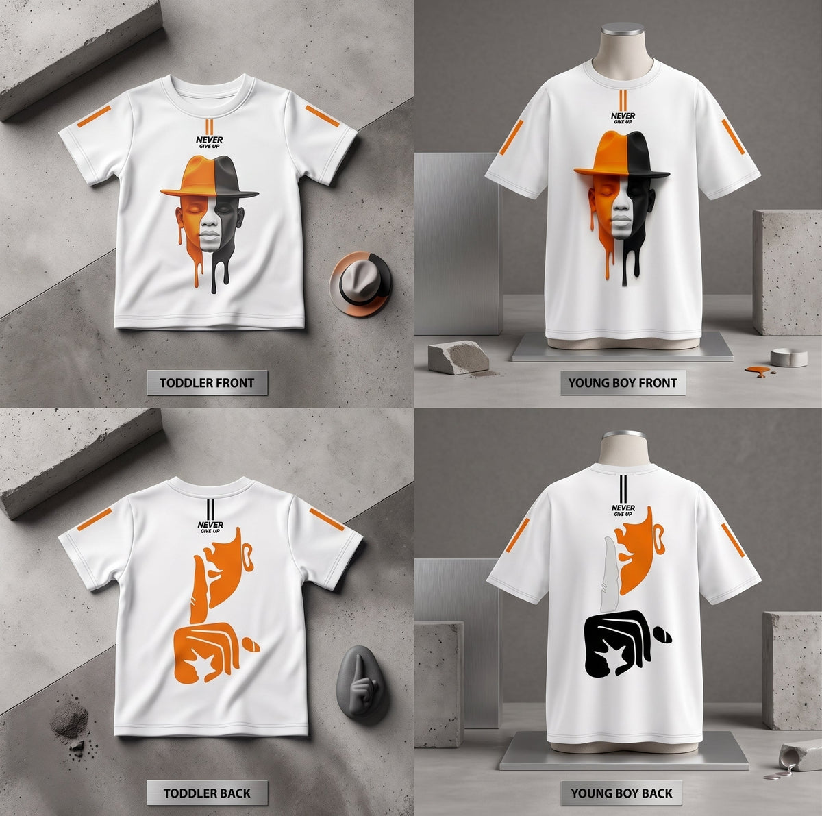 Kid`s Graphic Oversized T-Shirt