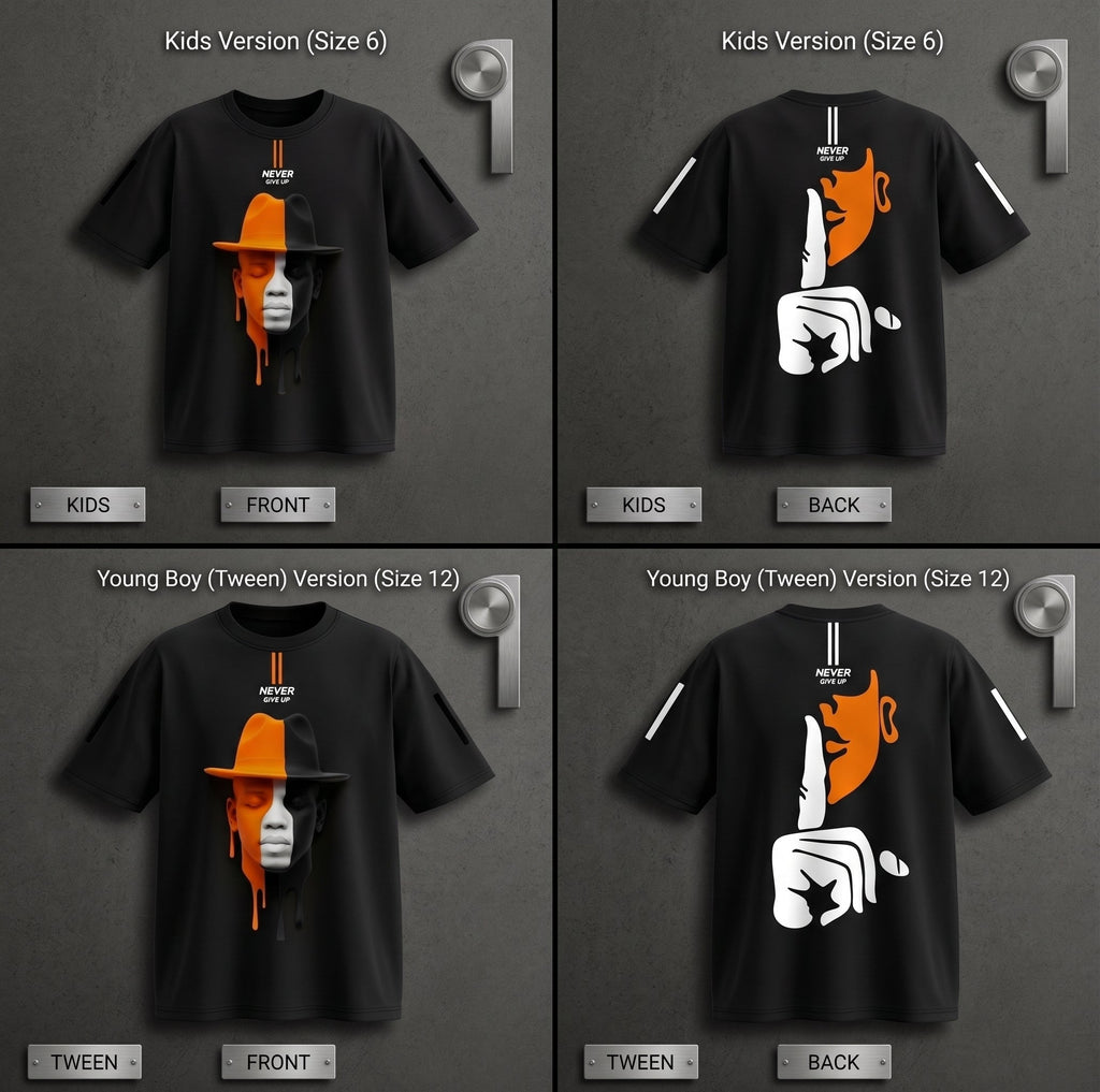 Kid`s Graphic Oversized T-Shirt