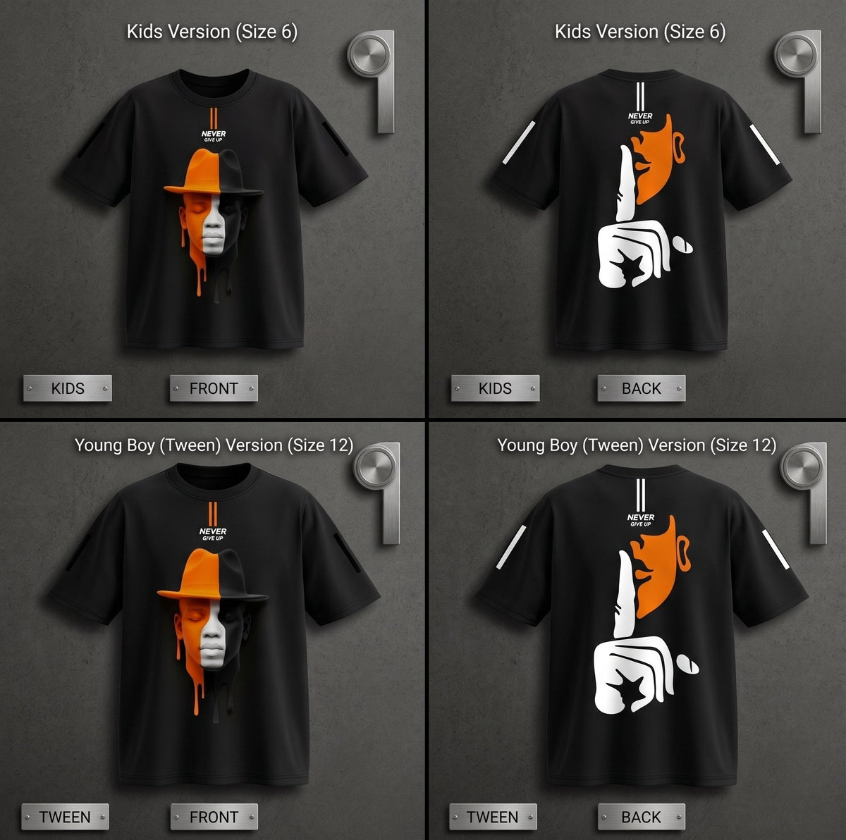 Kid`s Graphic Oversized T-Shirt