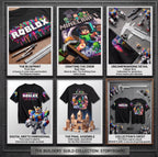 Roblox Graphic Oversized T-Shirt