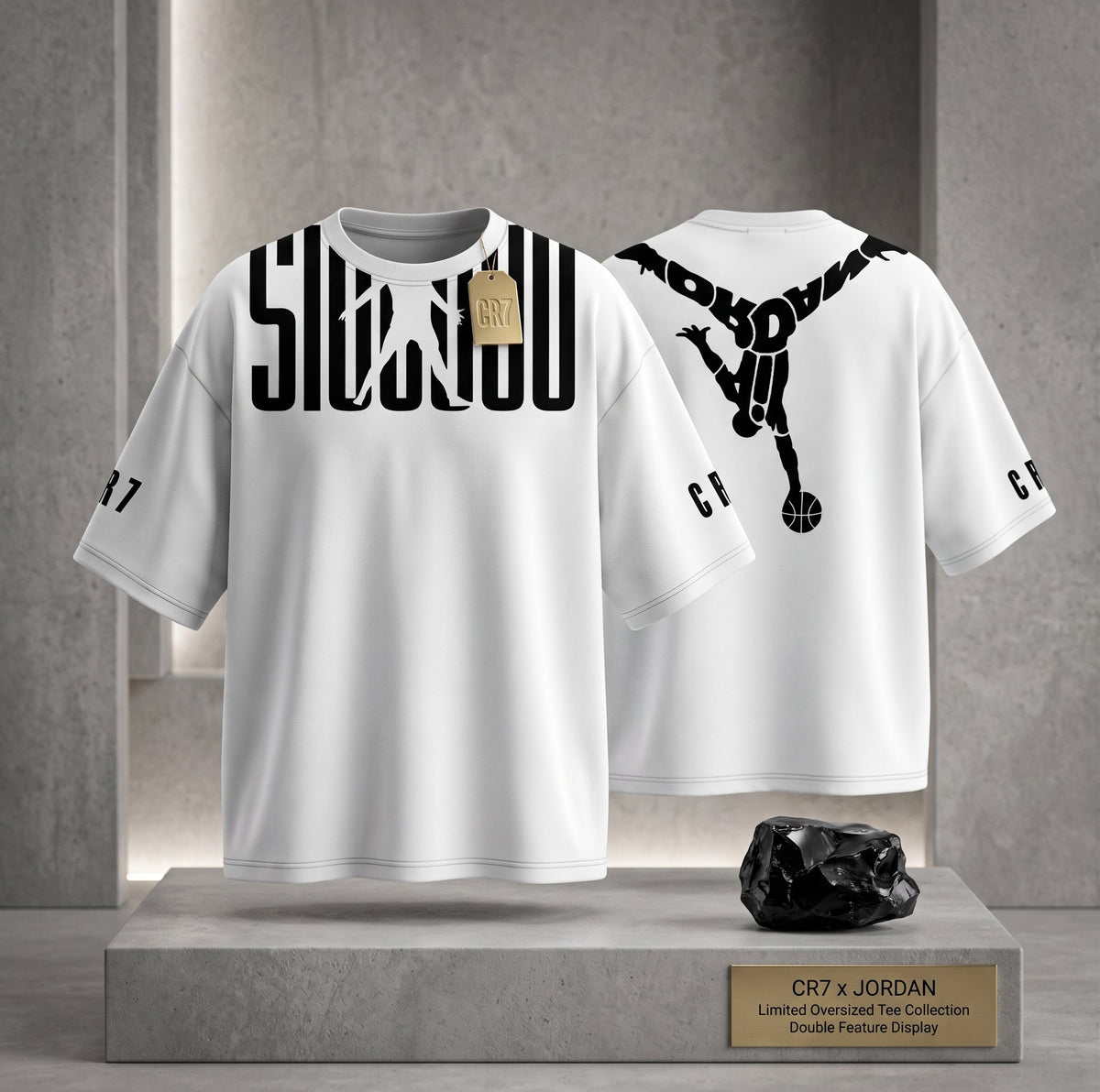 FITBOLL Graphic Oversized T-Shirt Men's