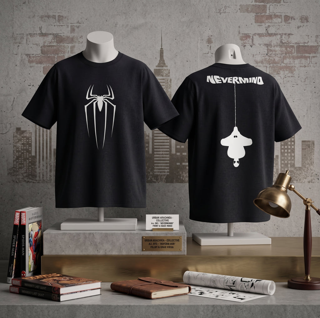 Spider Graphic Oversized T-Shirt Men's