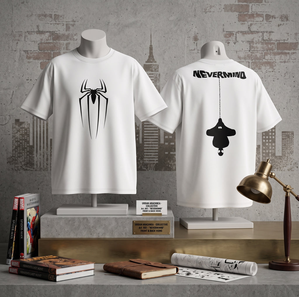 Spider Graphic Oversized T-Shirt Men's