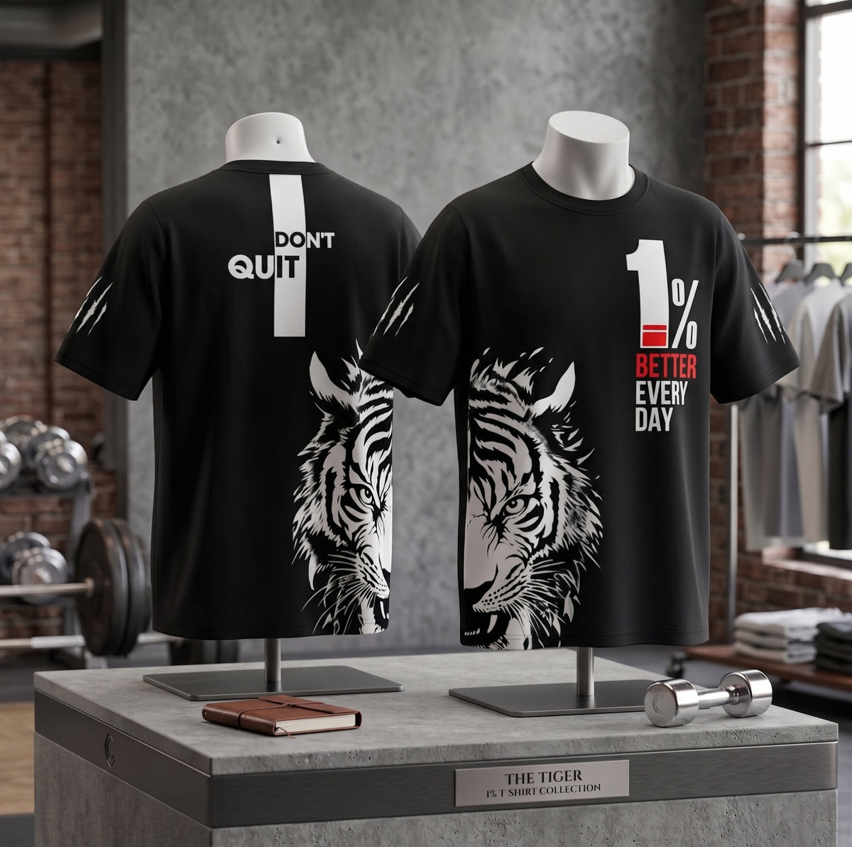 Tiger Graphic Oversized T-Shirt Men's