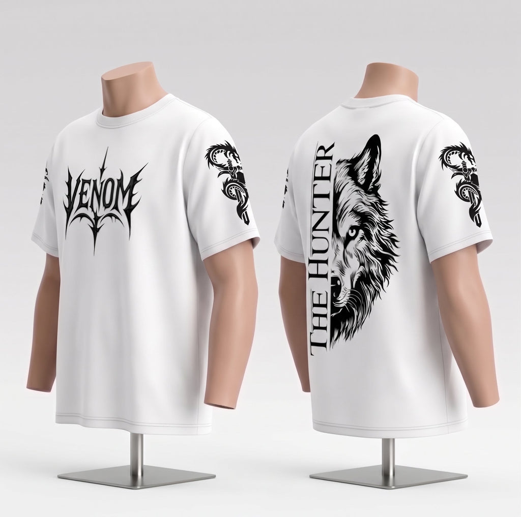 Venom Street Graphic Oversized T-Shirt Men's